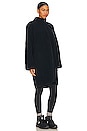 view 4 of 5 Cara Reversible Sherpa Coat in Navy