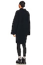 view 5 of 5 Cara Reversible Sherpa Coat in Navy