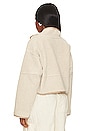 view 4 of 5 Kelly Reversible Sherpa Jacket in Sand