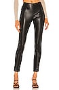 view 1 of 4 Berdine Faux Leather Legging in Black