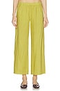 view 1 of 6 Lola Woven Linen Pant in Citron