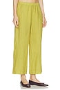 view 2 of 6 Lola Woven Linen Pant in Citron