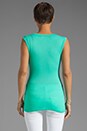 view 2 of 3 Gauzy Whisper Classics Estina Tank in Azurine