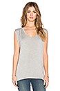 view 1 of 3 Anaya Modal Knit Scoop Neck Tank in Heather Grey
