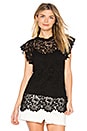 view 1 of 4 TOP ENCAJE ALLIE in Black