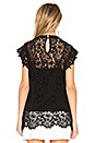 view 3 of 4 TOP ENCAJE ALLIE in Black