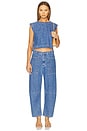 view 4 of 4 Loren Top in Indigo