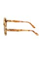 view 3 of 3 VLS 177 Sunglasses in Ivory Marble, V-light Gold, & Brown