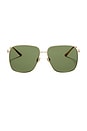 view 1 of 3 VLS 171 Sunglasses in V-light Gold, Light Havana, & Dark Green