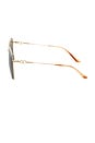 view 3 of 3 VLS 171 Sunglasses in V-light Gold, Light Havana, & Dark Green