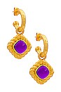 view 1 of 3 Pia Earrings in Amethyst Quartz