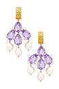 view 1 of 2 Mykonos Earrings in Amethyst Quartz