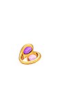 view 3 of 3 BAGUE SANTORINI in Amethyst Quartz & Pink Quartz