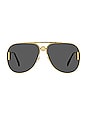 view 1 of 3 Aviator Sunglasses in Gold