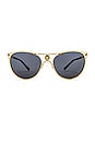 view 1 of 3 Rock Icons Cat Eye in Gold & Dark Grey