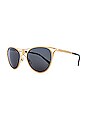view 2 of 3 Rock Icons Cat Eye in Gold & Dark Grey