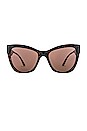 view 1 of 3 Pop Chic Rectangle in Havana & Dark Brown