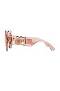 view 3 of 3 Rock Icons Round in Transparent Pink & Light Brown