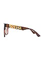 view 3 of 3 Rock Icons Rectangle in Brown Transparent Gradient Beige