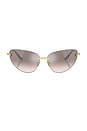 view 1 of 3 Cat Eye Sunglasses in Gold