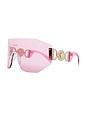 view 2 of 3 Shield Sunglasses in Pink