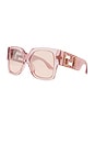 view 2 of 3 Square Sunglasses in Pink