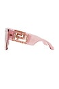 view 3 of 3 Square Sunglasses in Pink