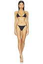 view 4 of 6 Swim Bottom Lycra Vita Recycled Modulo Farfalla in Black