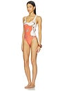 view 3 of 4 MAILLOT DE BAIN 1 PIÈCE STOLEN JEWELS  in Orange, White, & Gold