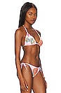 view 2 of 4 Tresor De La Mer Triangle Bikini Top in Giallo & Multicolor