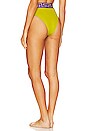 view 3 of 4 Bikini Bottom in Pale Avocado & Purple