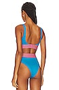 view 3 of 4 La Vacanza Bikini Top in Blue
