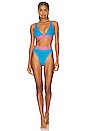 view 4 of 4 La Vacanza Bikini Top in Blue