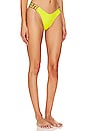 view 2 of 4 Slip Bikini Bottom in Mimosa & Camel Yellow