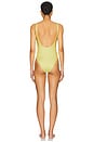 view 3 of 3 Swim One piece in Pale Yellow & Dusty Lavender