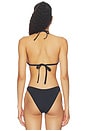 view 3 of 4 TOP BIKINI FARFALLA in Black