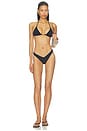 view 4 of 4 TOP BIKINI FARFALLA in Black
