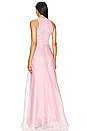 view 3 of 3 Long Organza Dress in Pink