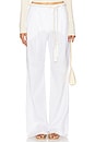view 1 of 6 Double Trumpettle Trousers in White