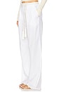 view 3 of 6 Double Trumpettle Trousers in White