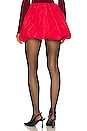 view 3 of 4 Taffeta Skirt in Red