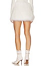 view 3 of 4 Faux Fox Mini Skirt in Optical White