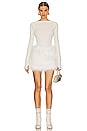 view 4 of 4 Faux Fox Mini Skirt in Optical White