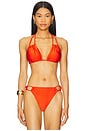 view 1 of 8 Bianca Bikini Top in Tangerine