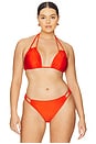 view 2 of 8 Bianca Bikini Top in Tangerine