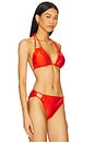 view 3 of 8 Bianca Bikini Top in Tangerine