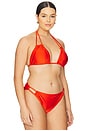 view 4 of 8 Bianca Bikini Top in Tangerine