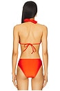view 5 of 8 Bianca Bikini Top in Tangerine