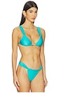 view 2 of 5 HAUT DE MAILLOT DE BAIN TRIANGLE PERLA in Ocean