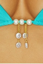view 5 of 5 HAUT DE MAILLOT DE BAIN TRIANGLE PERLA in Ocean